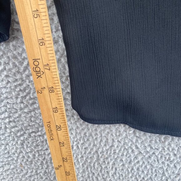 Torrid Jumpsuit Women 3 US 3X Black Smocked Tube Strapless Ruffle Wide Leg Gauzy - Picture 10 of 11